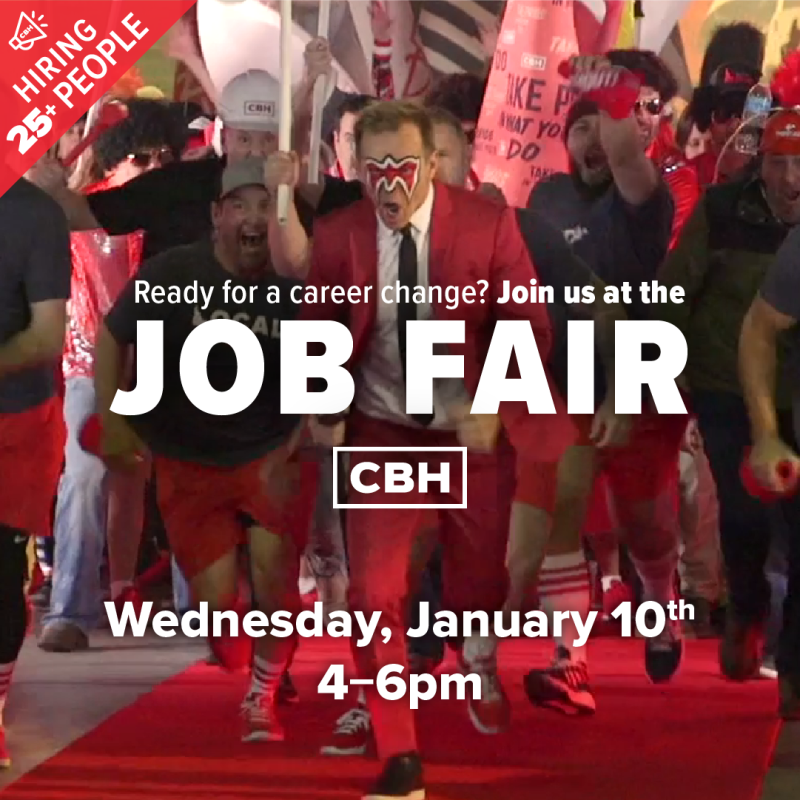 CBH Homes Job Fair January 10th, 4-6pm
