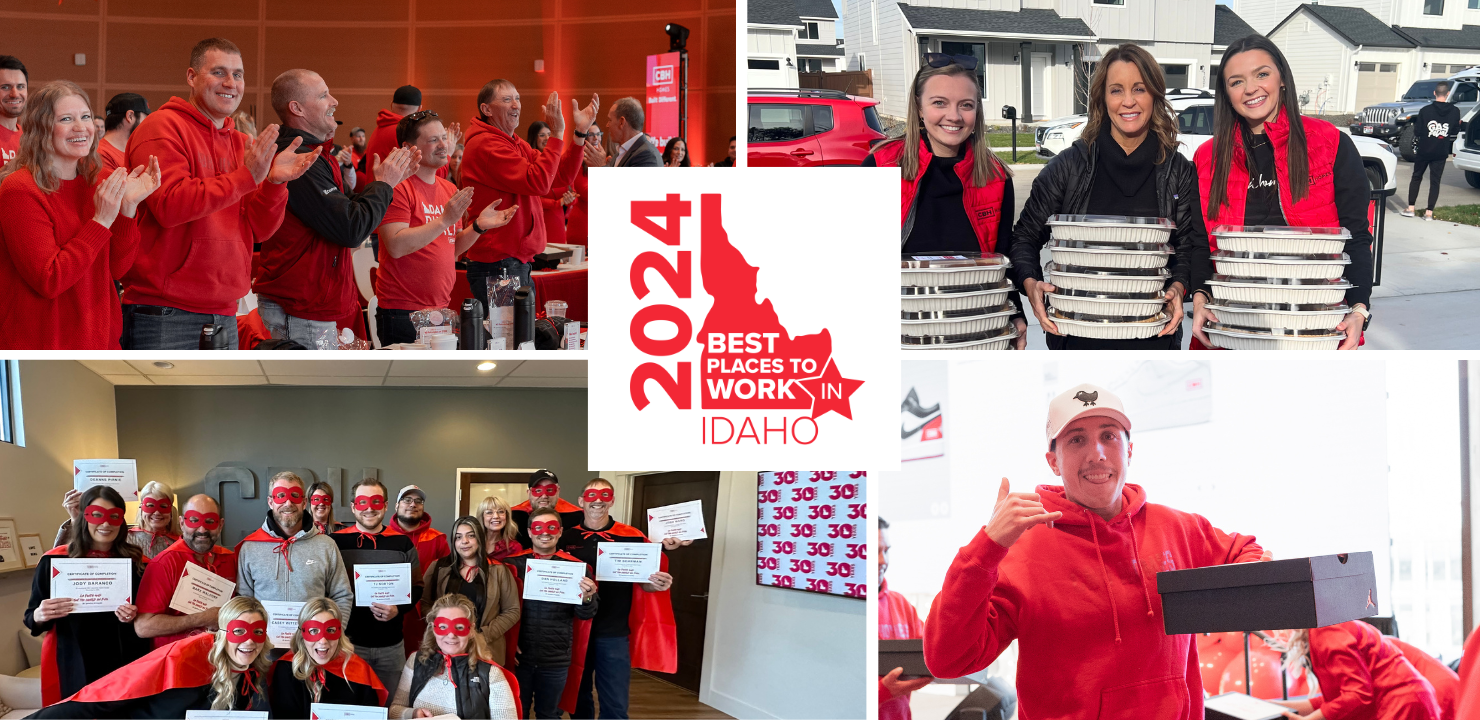 CBH Homes Voted Best Places to Work in Idaho - Built Different